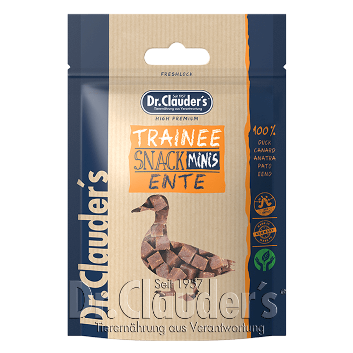 JS Dr.Clauder's Mini Trainee Snack Ente - 50g | Snack für Hunde