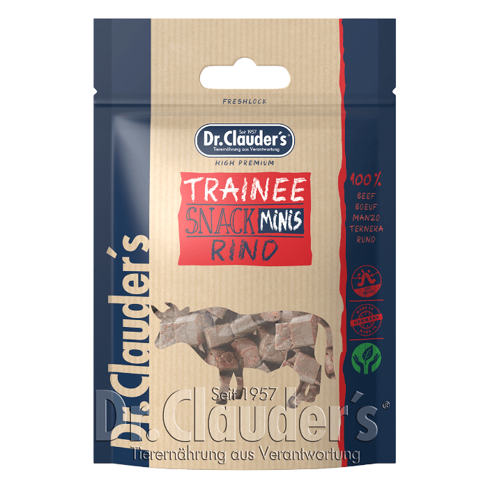 JS Dr.Clauder's Mini Trainee Snack Rind - 50g | Snack für Hunde