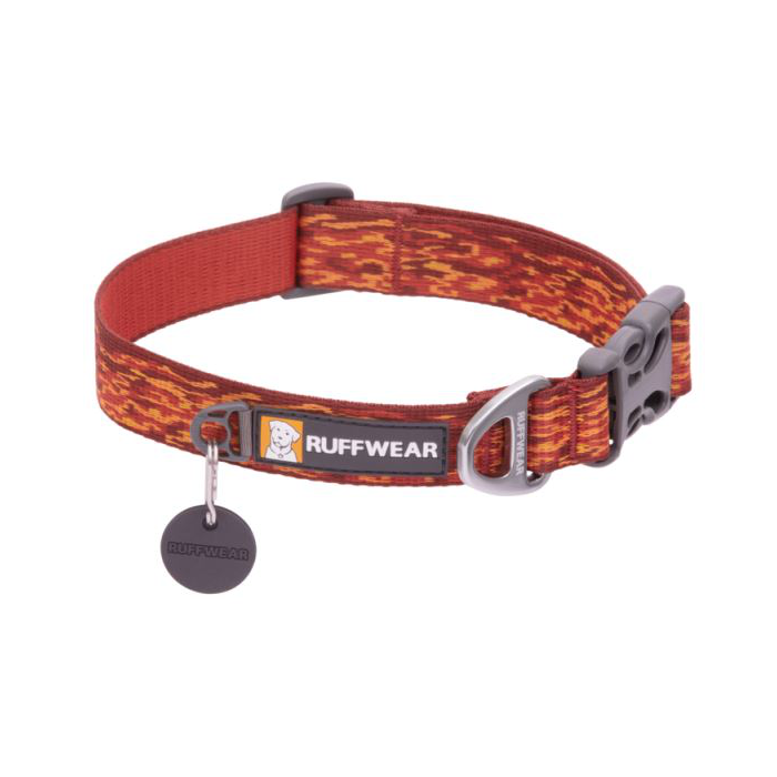 JS Ruffwear Flat Out "Ember Distortion" Hundehalsband | 3 verschiedene Grössen