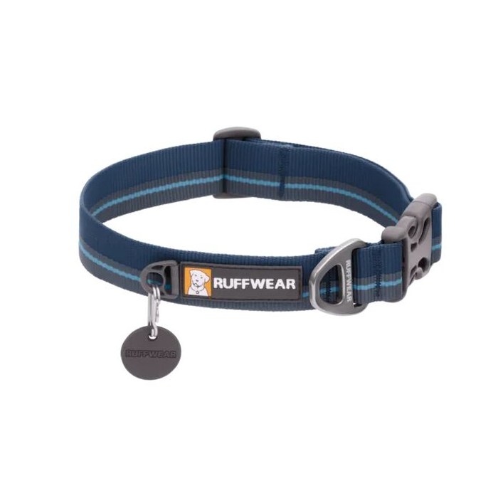 JS Ruffwear Flat Out "Blue Horizon" Hundehalsband | 3 verschiedene Grössen