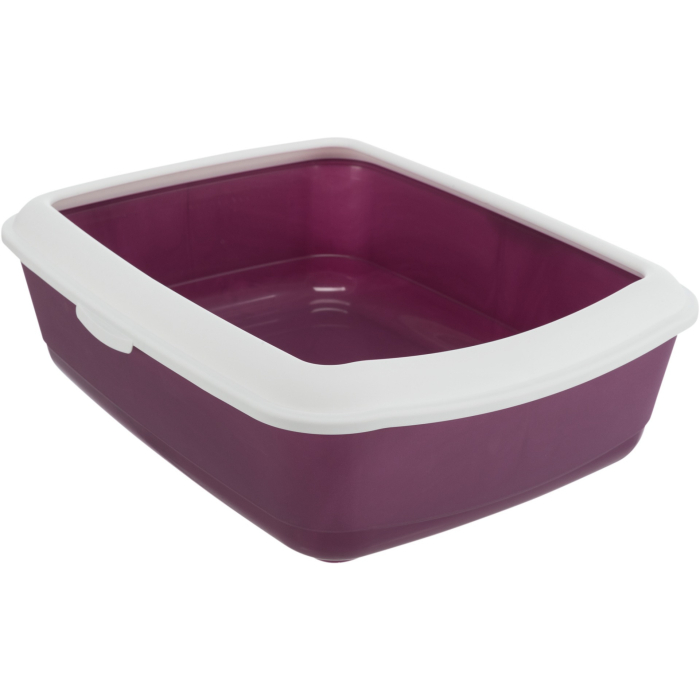 Trixie Katzentoilette Classic, mit Rand - 37 × 15 × 47 cm | Katzenhygiene