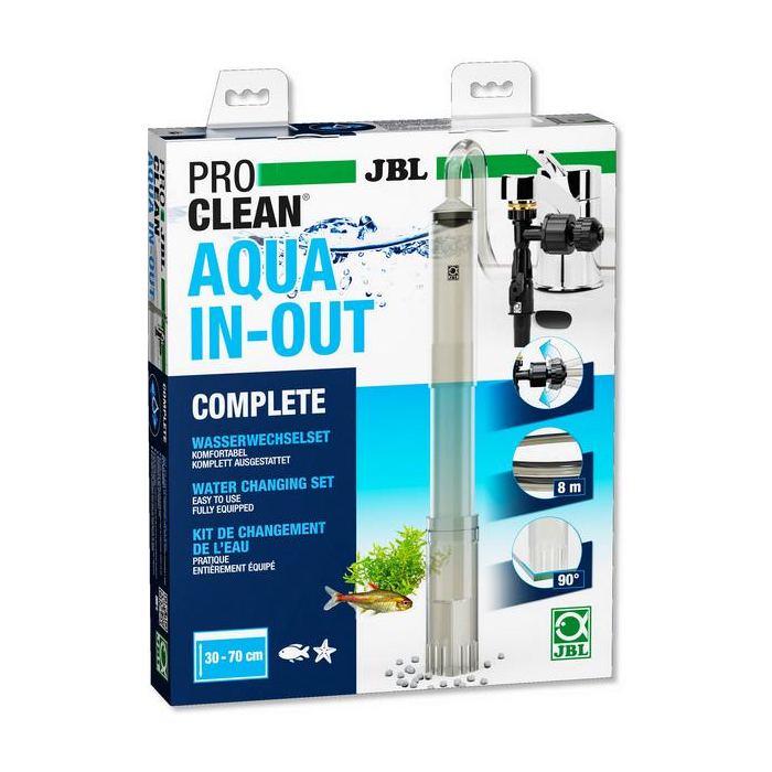 KM JBL Pro Clean Aqua In-Out Complete 12/16mm- Wasserwechsel-Set 8 Meter