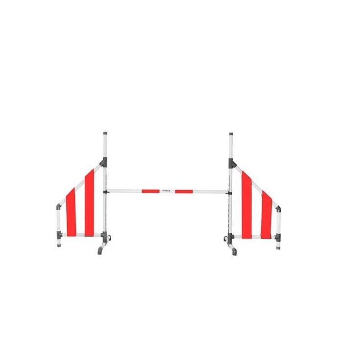 AO Agility Kunststoff-Sprung rot-weiss| Für Hunde