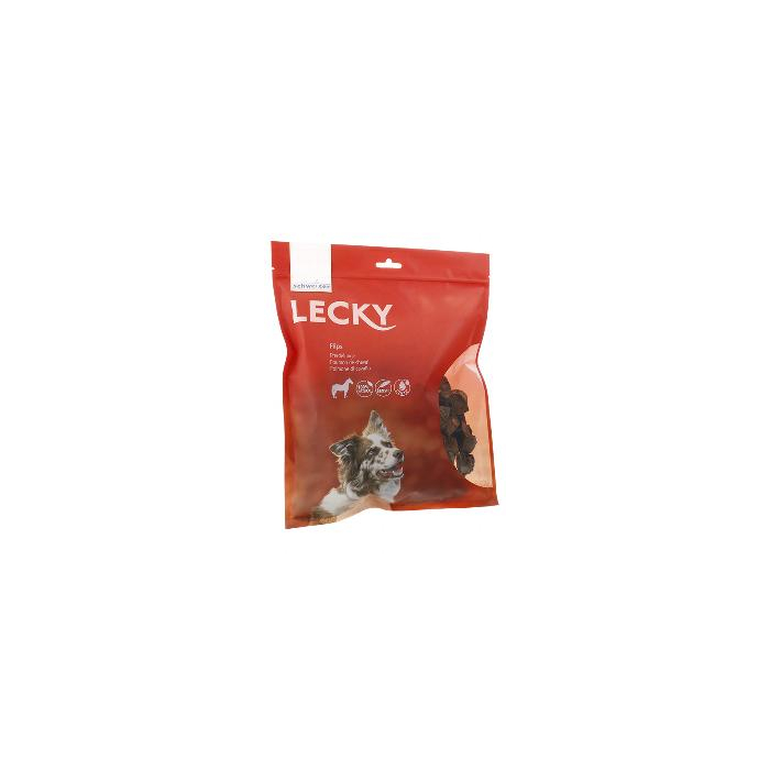 LECKY Flips Pferdelunge - 6x200g | Delikatesse für Hunde