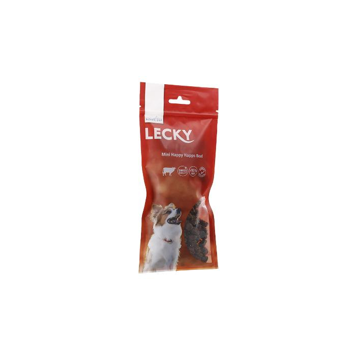 LECKY Mini Happy Happs Beef - 10 x 120 g | Snack