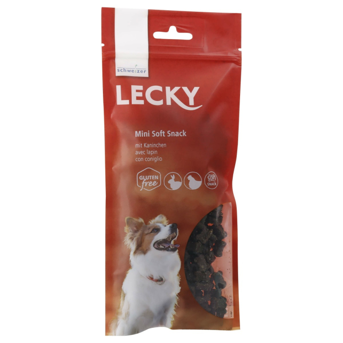 LECKY Mini Soft Snack mit Kaninchen | Glutenfrei - 130g