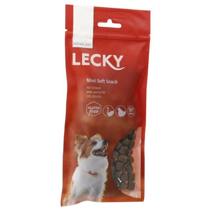 LECKY Mini Soft Snack mit Strauss | Glutenfrei - 130g