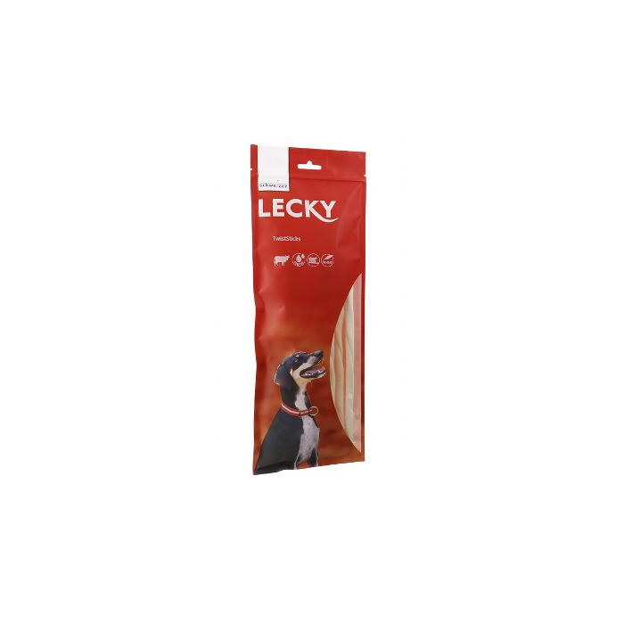 LECKY TwistSticks 25 cm | Rohhaut 