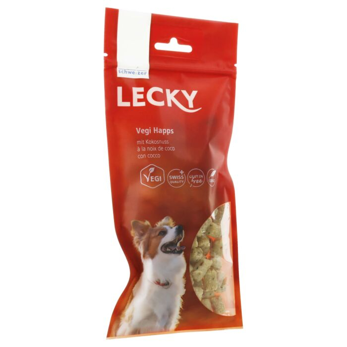 LECKY Vegi Happs mit Kokosnuss - 120g | Hundesnack