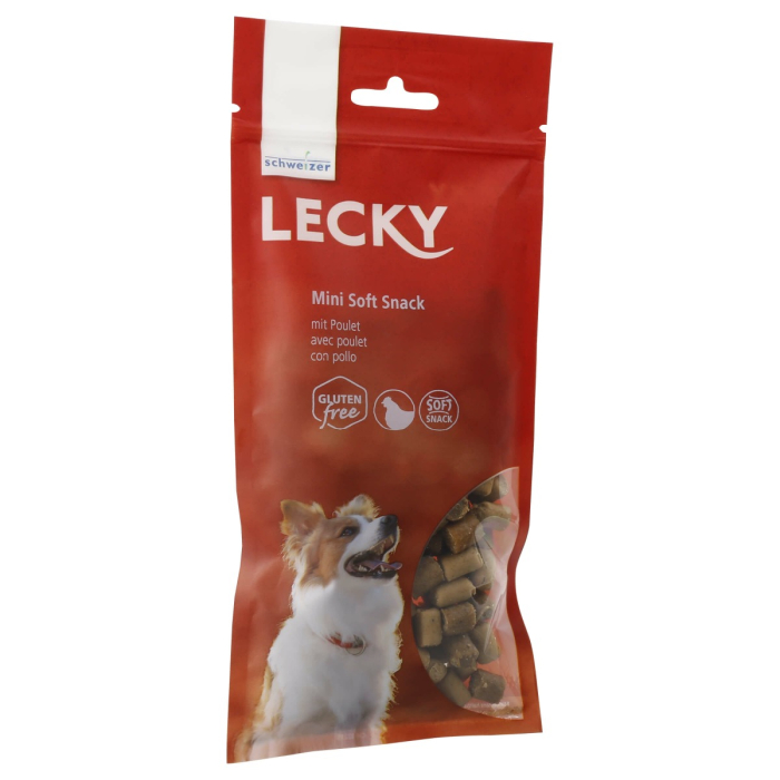 LECKY Mini Soft Snack mit Poulet | Glutenfrei - 130g