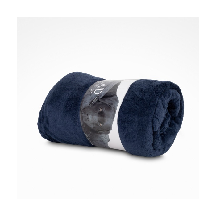 Lex&Max Fleece-Haustierdecke 130x180cm - indigoblau