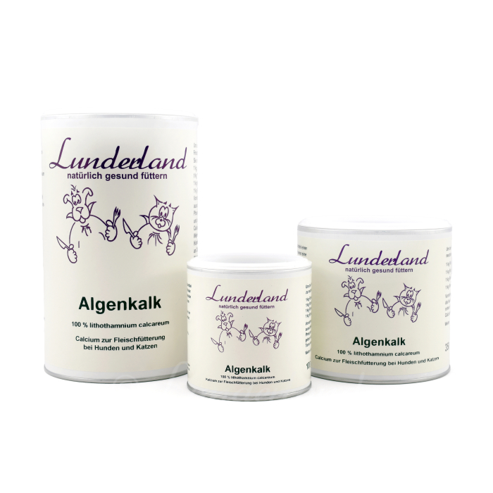 Lunderland Algenkalk 100g | für Hunde und Katzen