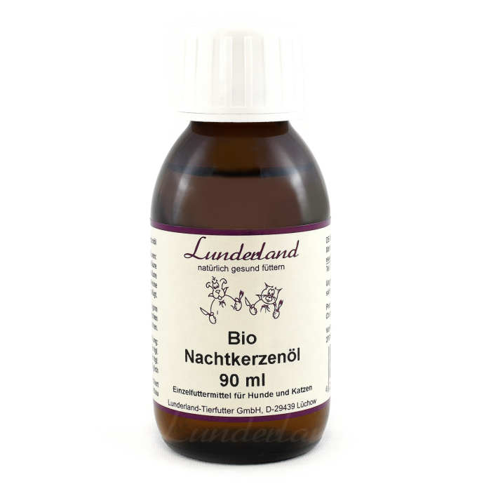 Lunderland Bio-Nachtkerzenöl 90ml | für Hunde und Katzen