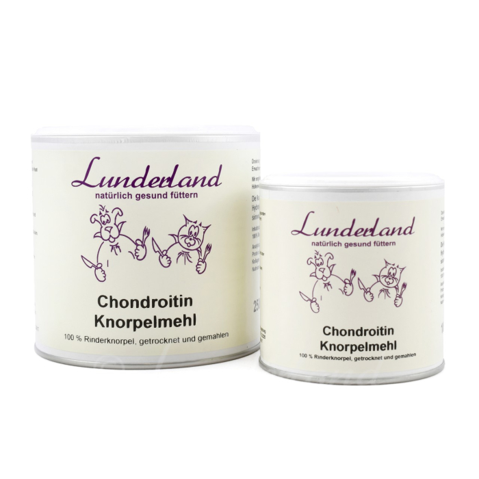 Lunderland Chondroitin Knorpelmehl 250g | für Hunde und Katzen