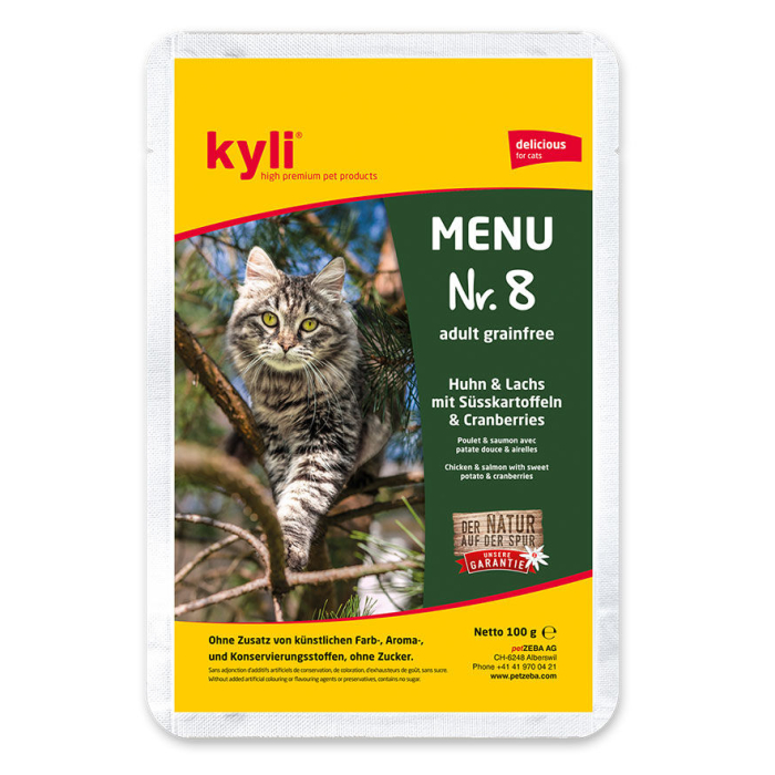 kyli Menu Nr. 8 Huhn + Lachs Adult