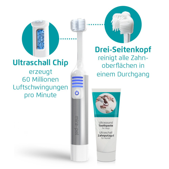 DE Mira-Pet Ultraschallzahnbürste