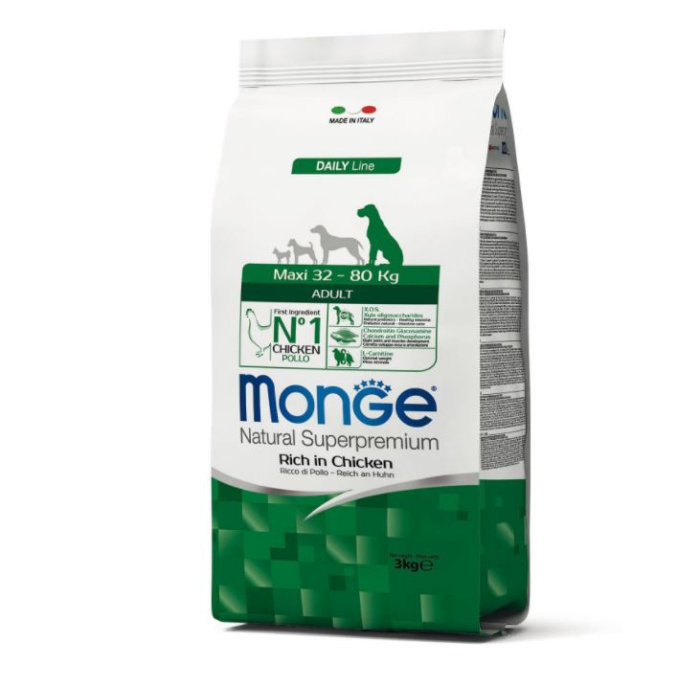 DE Monge Daily Line Adult MAXI - Huhn | Hunde-Trockenfutter 