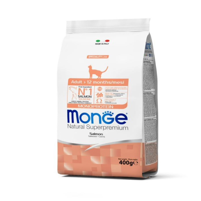 DE Monge Natural Superpremium Adult - Lachs | Katzen-Trockenfutter