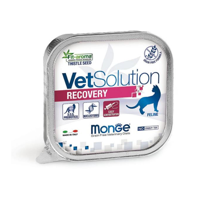 DE Monge Vet Solution Feline, Recovery - 24 x 100g | Katzen-Nassfutter