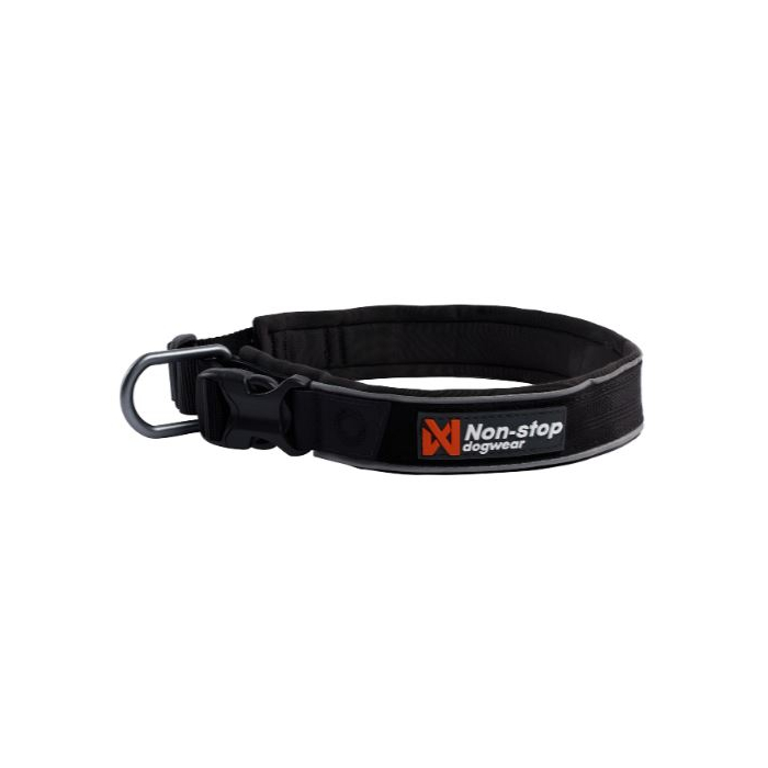 Non-Stop "Roam Collar" Hundehalsband, schwarz | 6 Grössen