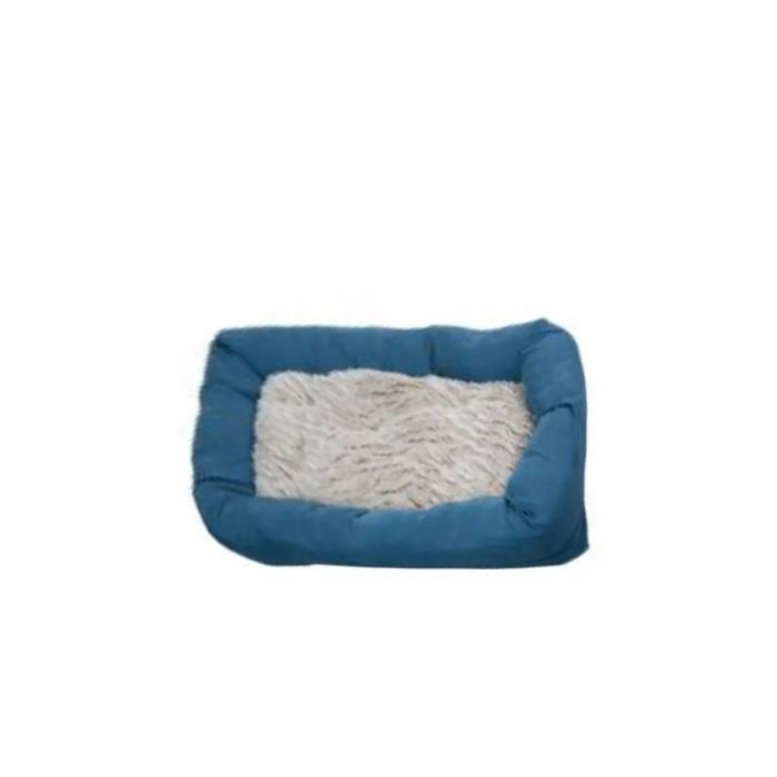 Pawise Hundebett "Sam" mit Kissen, blau 