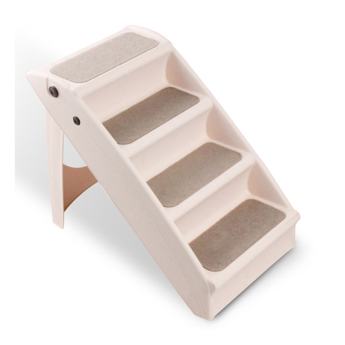 Pawise Treppe Kunststoff, beige - 62x39cm | Für Hunde, Katzen