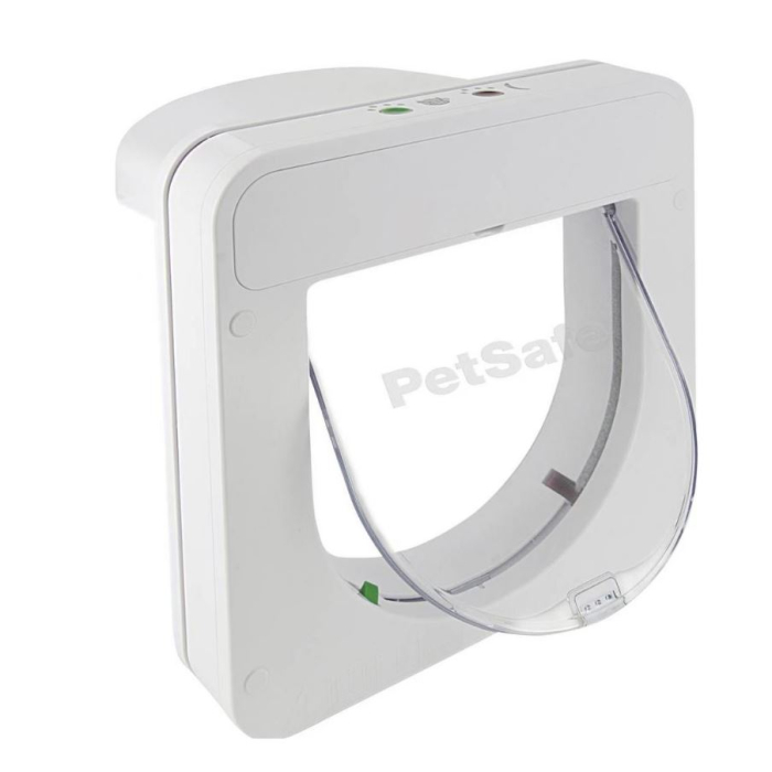 DE PetSafe Petporte Katzentüre SmartFlap Cat Flap Mikrochip, weiss