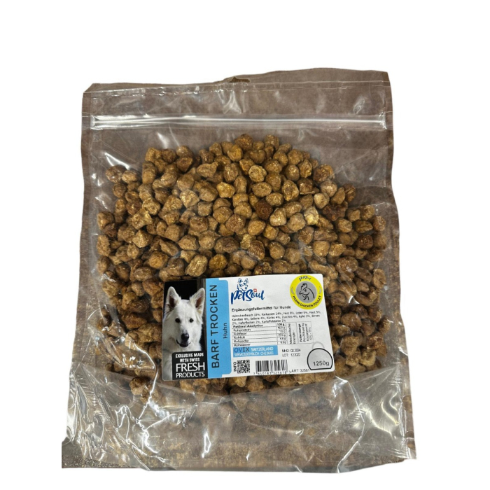 PetSoul BARF-Trockenfutter HUHN - 1250g