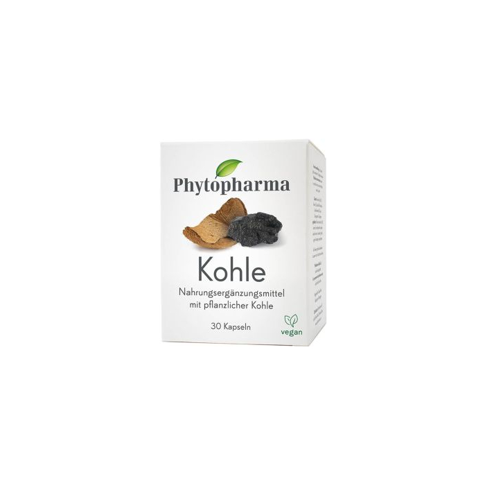 Sanpfist Phytopharma Kohle Kapseln (30 Kapseln)