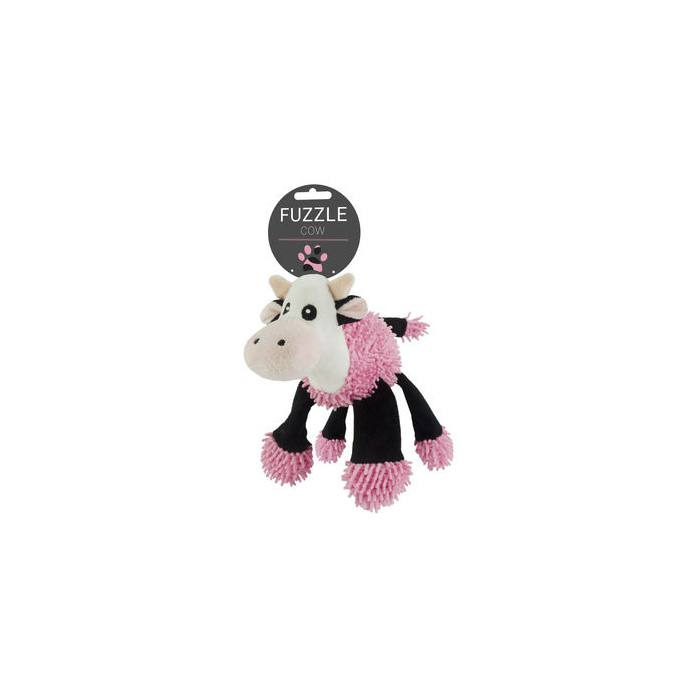 HO FUZZLE COW pink | Hundespielzeug