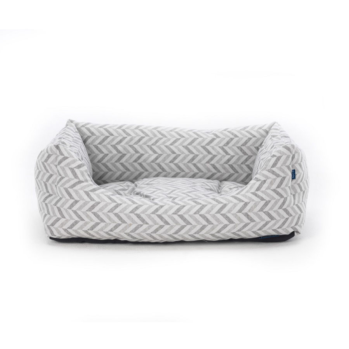 JS Gamma Domino Bed, grau | Für Hunde