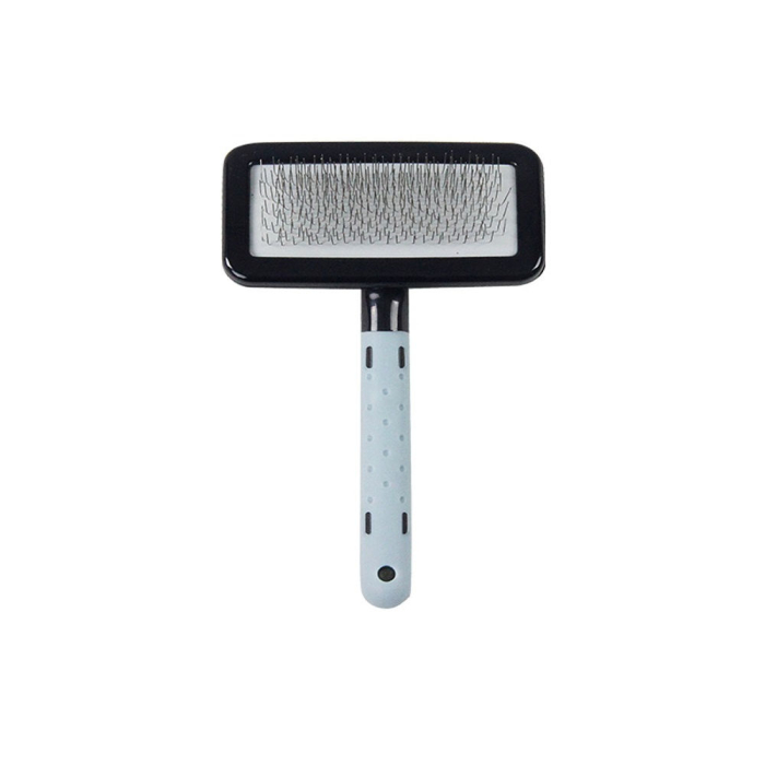 Pawise "Rotatable Brush" Zupfbürste, drehbar, hellgrau/schwarz - 15 cm