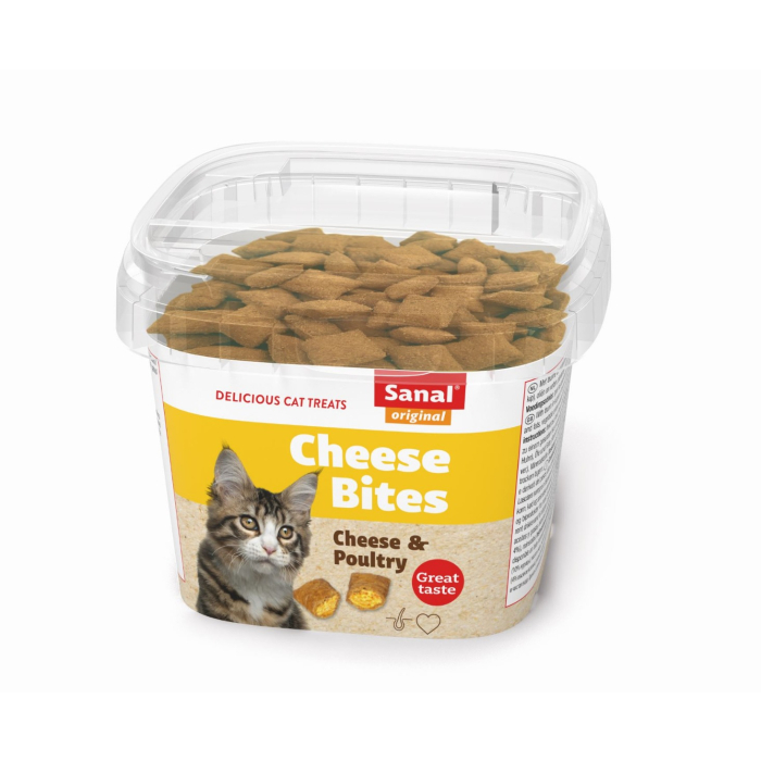 AF Sanal Cheese Bites (Käse) - 75g | Katzensnack