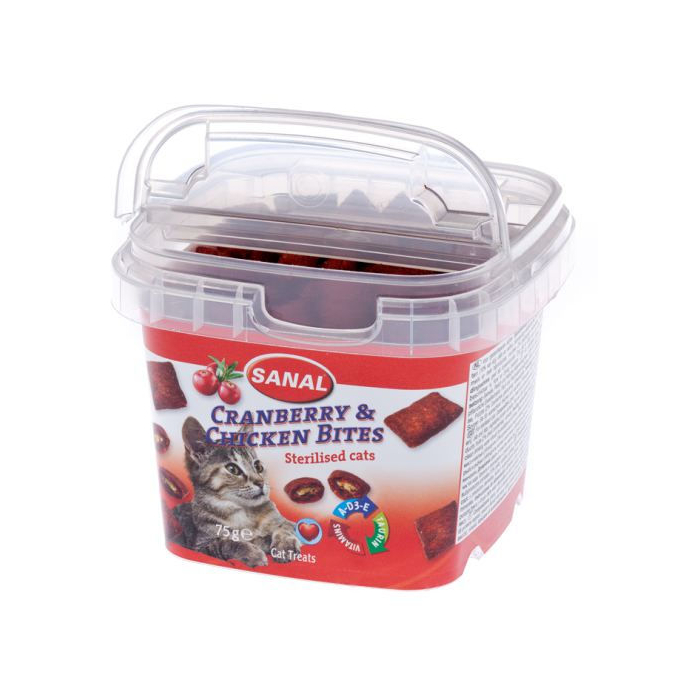 AF Sanal Cranberry Bites - 75g | Katzensnack