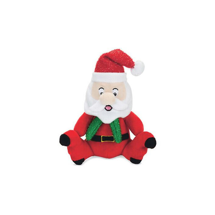 JS Weihnachts-Spielzeug Santa Claus, rot - 18cm | Für Hunde