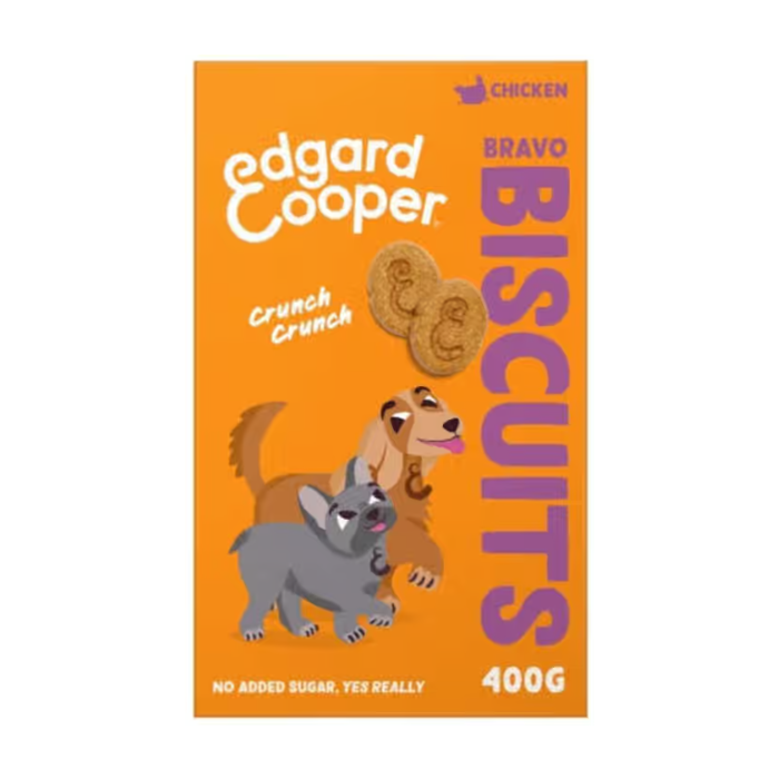 Edgard & Cooper Canine Bravo Biscuits Huhn - 400g