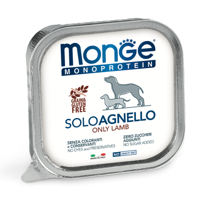 DE Monge Speciality Line Monoprotein Paté - Lamm, 24 x 150g | Hundefutter