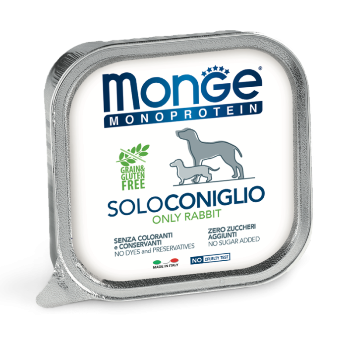 DE Monge Speciality Line Monoprotein Paté - Kaninchen, 24 x 150g | Hundefutter