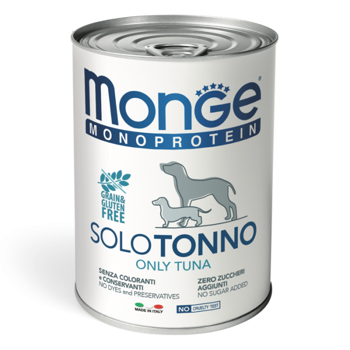 DE Monge Speciality Line Monoprotein Paté, Dose - Thunfisch, 24 x 400g | Hundefutter