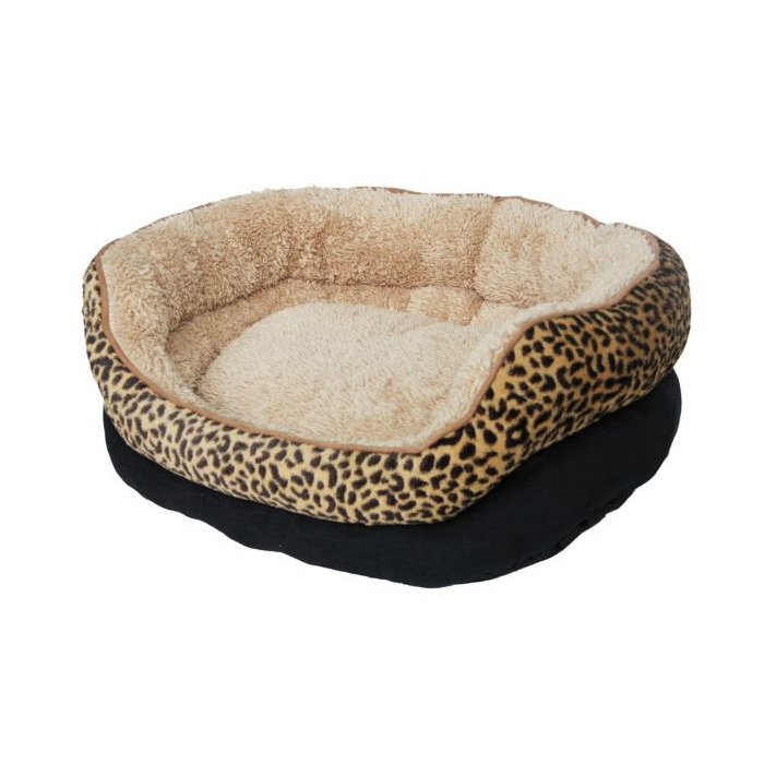 swisspet Hunde- + Katzenbett Tongo, Leopard