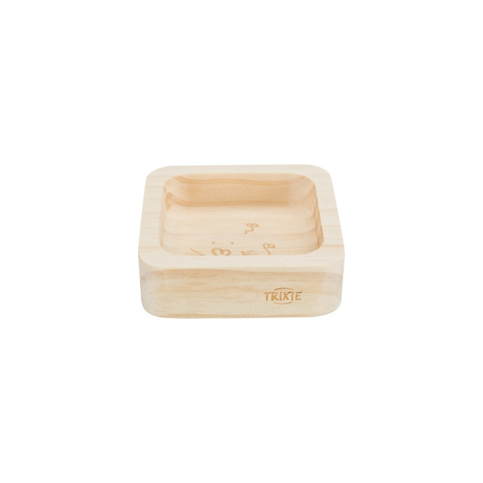 Trixie Napf aus Holz, 60 ml/8×8cm | für Nager