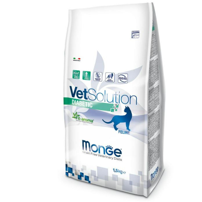 DE Monge Vet Solution Feline, Diabetic | Katzen-Trockenfutter