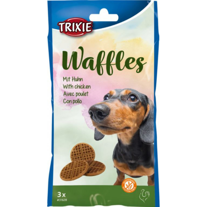 Trixie Waffles mit Huhn, ø 7cm - 3 St/100 g | Für Hunde