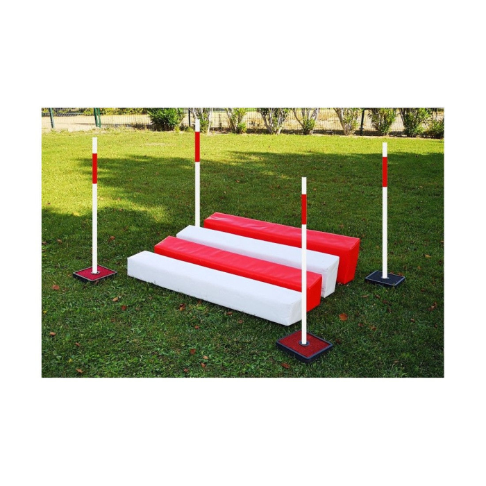 AO Agility Weitsprung Schaumstoff rot-blau | Für Hunde