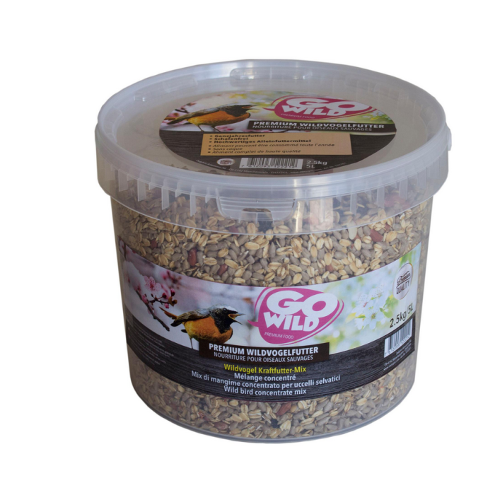 DE Wildvogel Kraftfutter-Mix "Go Wild", Alleinfuttermittel - 2,5 kg