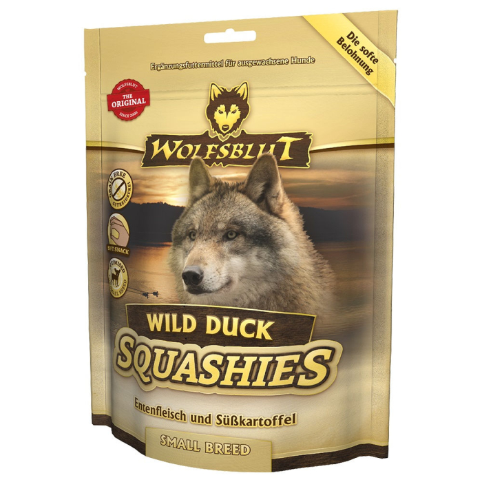 WOLFSBLUT Squashies Wild Duck Small Breed - 350g | Hundesnack