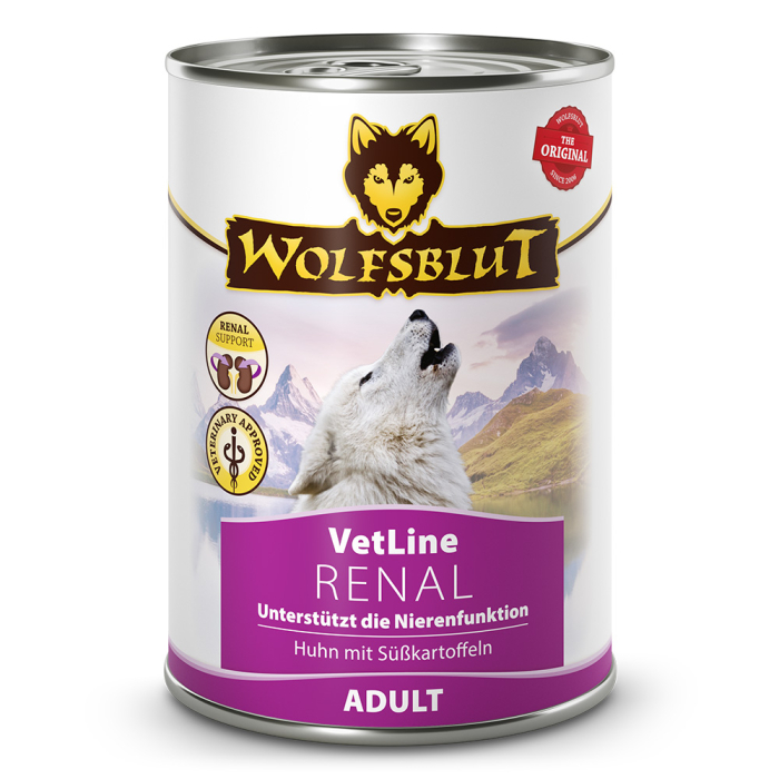 PV WOLFSBLUT VetLine Nassfutter RENAL - 6x395g