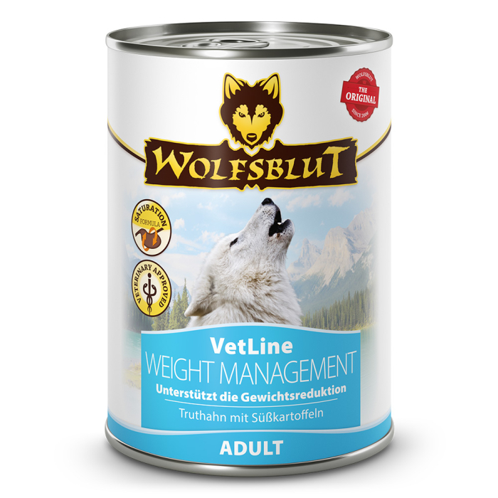 PV WOLFSBLUT VetLine Nassfutter WEIGHT MANAGEMENT - 6x395g