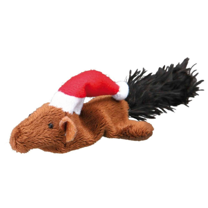 Trixie Xmas Plüschfigur Mäuse/Eichhörnchen - 14-17cm | Für Katzen