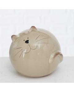 BO Deko-Katze "Hupsi" cappuccino 9,5cm  